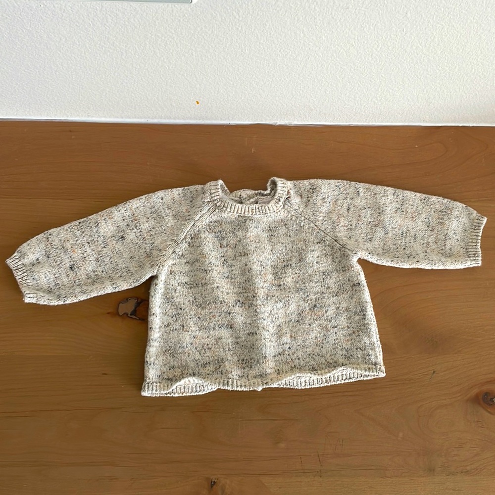 Zara knit baby sweater. Size 3-6 months